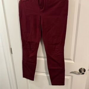Women's Burgundy Pants